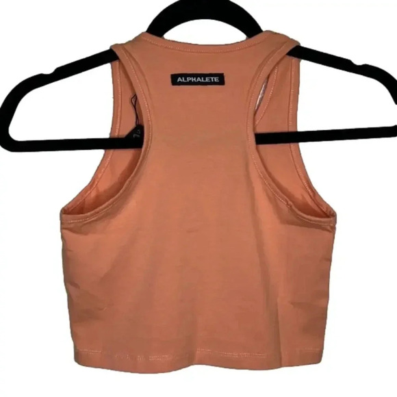 Alphalete Essential Crop Lifestyle Tank Clay NEW Size XS - Picture 3 of 7